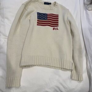 Ralph Lauren American Flag Sweater